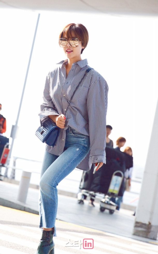 thoi trang san bay cua Yoona (SNSD) anh 5