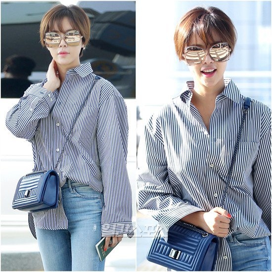 thoi trang san bay cua Yoona (SNSD) anh 6