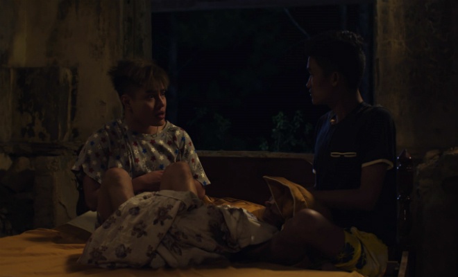 Phan canh 'giuong chieu' cua Bao Lam - Van Khoa trong Phim truong ma hinh anh