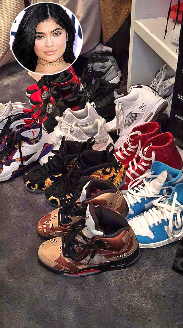 Sao Hollywood va giay sneakers anh 1