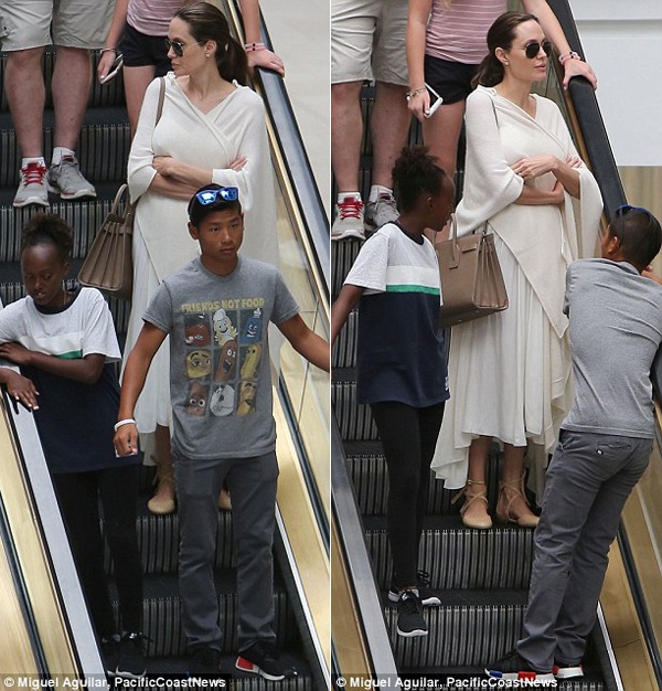 Pax Thiên và mẹ Angelina Jolie ảnh 2 Pax Thien va me Angelina Jolie anh 2