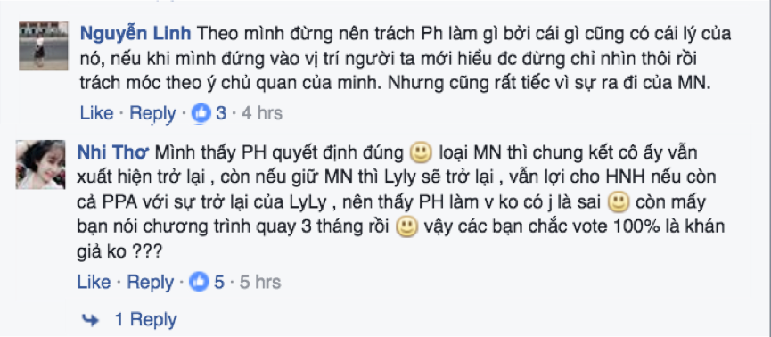 Cư dân mạng phẫn nộ vì Phạm Hương loại bỏ Mai Ngô ảnh 3 Cu dan mang phan no vi Pham Huong loai bo Mai Ngo anh 3