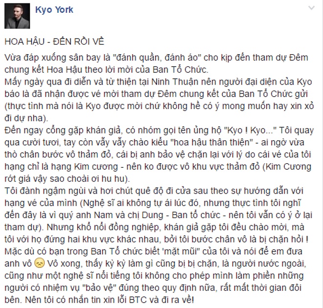 Kyo York bi moi khoi tham do Hoa hau Viet Nam anh 1