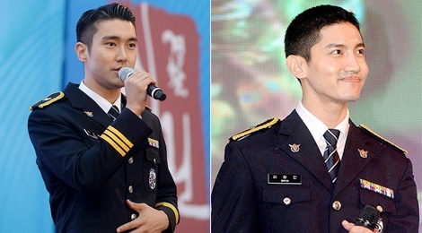 Choi Si Won va Changmin hat trong quan phuc nguoi linh hinh anh