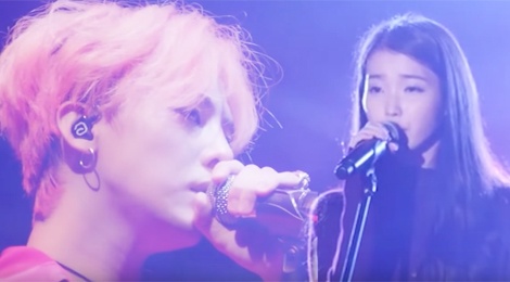 G-Dragon gay sot khi ‘song ca’ cung IU hinh anh