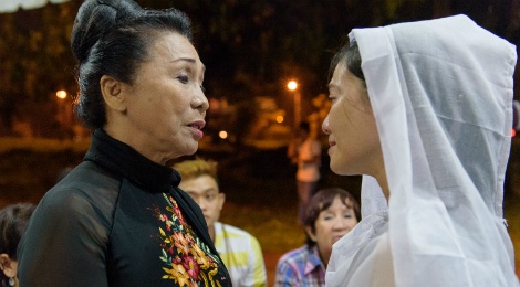 NSND Bach Tuyet, Le Thuy noi ve nguoi ban qua co Thanh Tong hinh anh