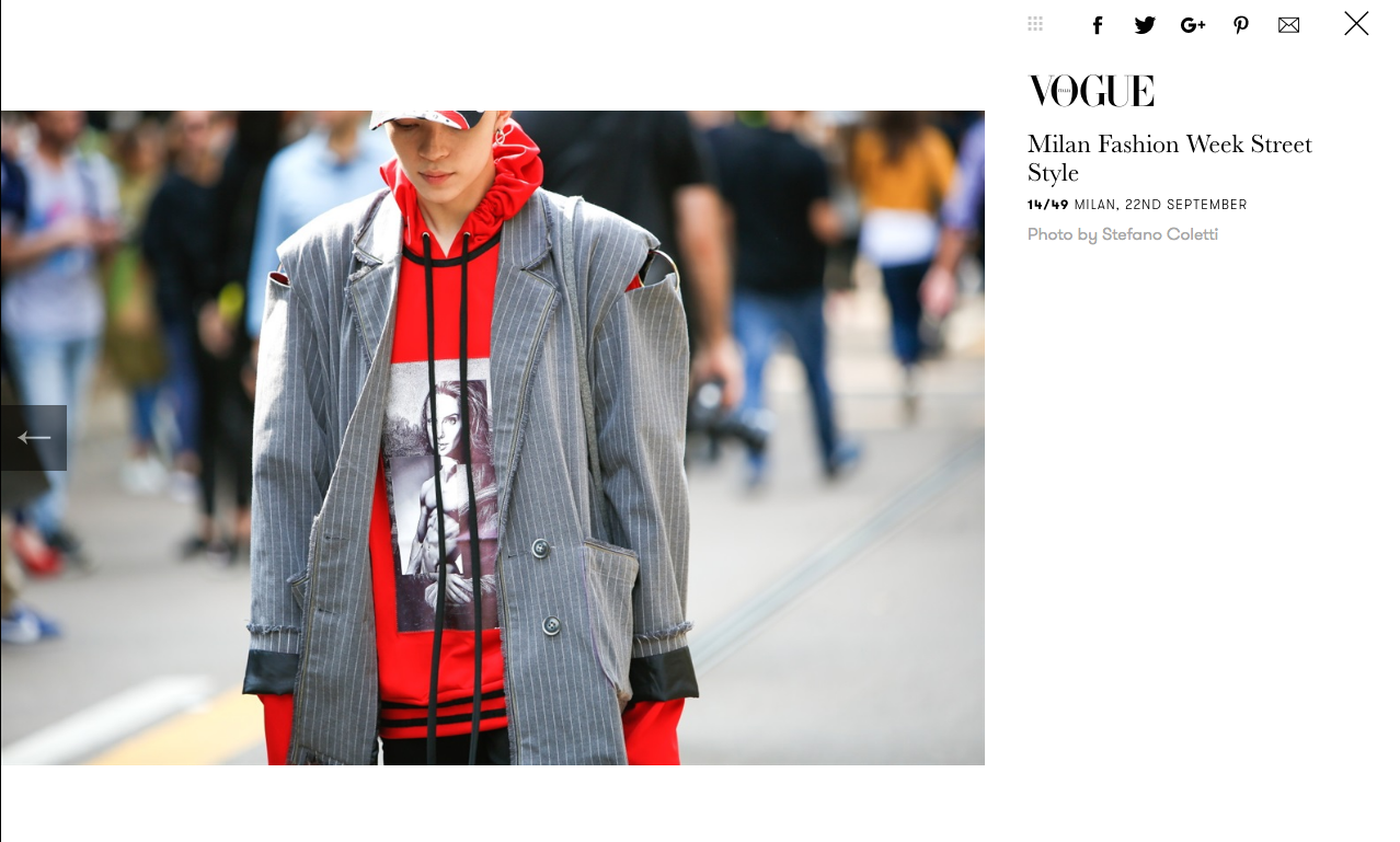 Kelbin Lei lại xuất hiện trên Vogue Italy ảnh 1 Kelbin Lei lai xuat hien tren Vogue Italy anh 1