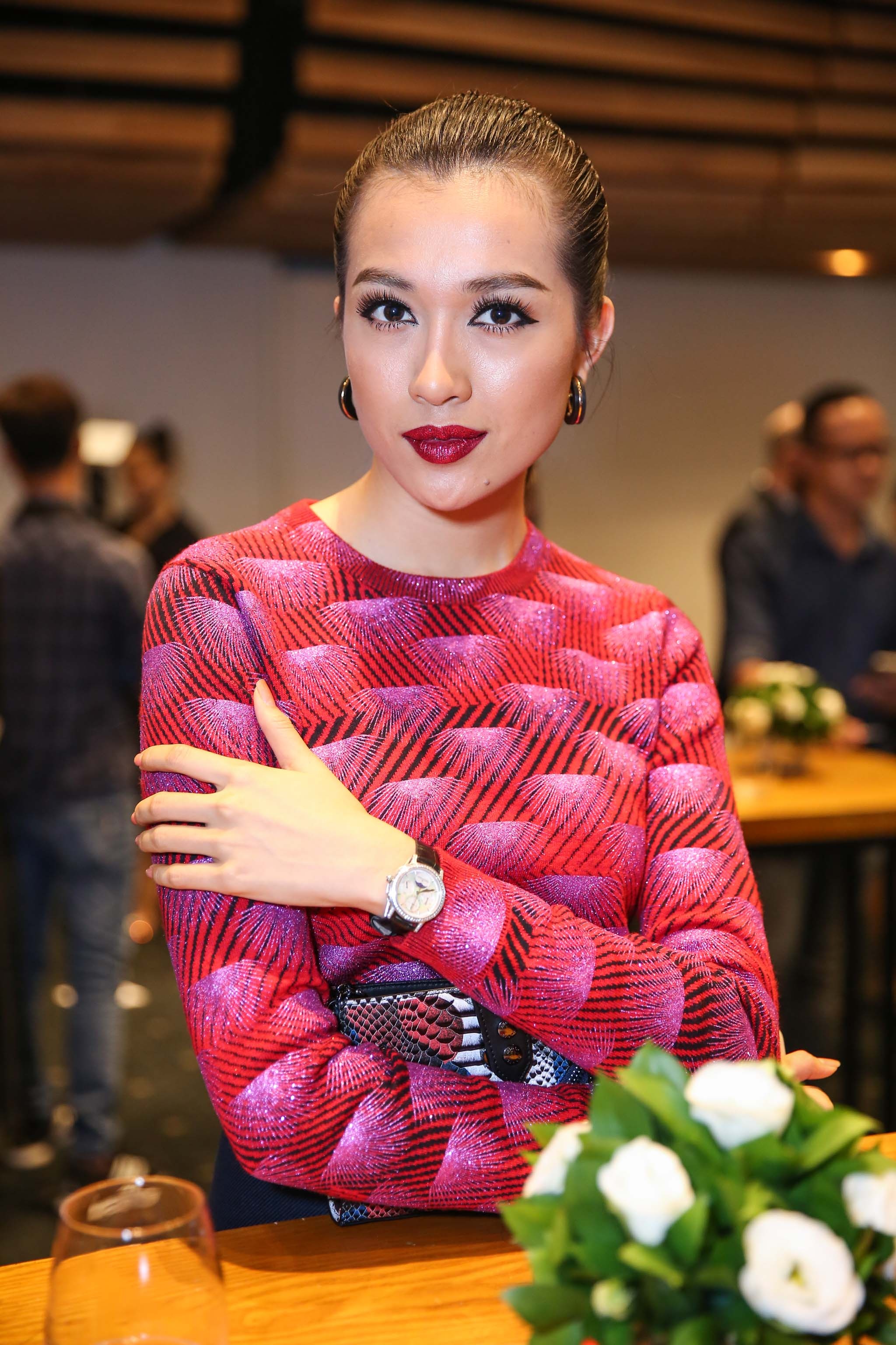 Ha Vi di xem thoi trang bang sieu xe Cuong Do La anh 9