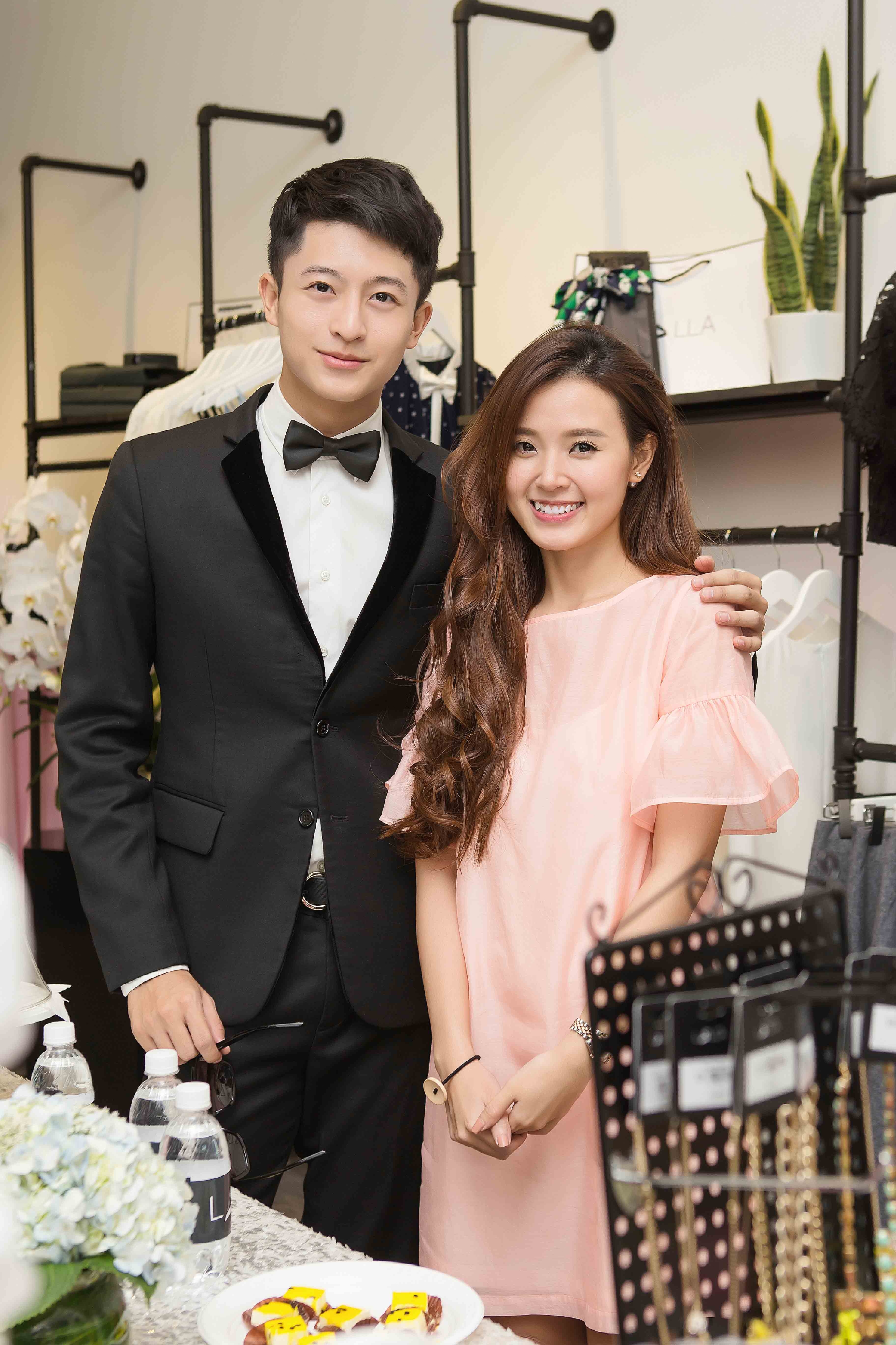 Harry Lu den chuc mung Midu len chuc ba chu anh 1