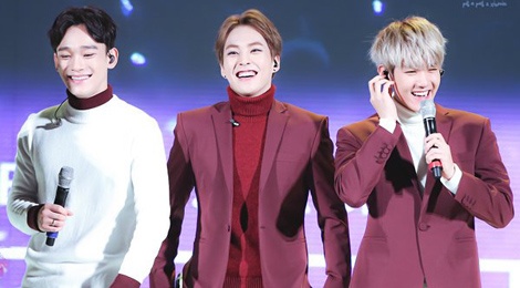 Ba thanh vien EXO lap nhom nho hinh anh