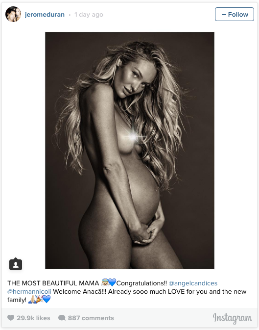 Candice Swanepoel sinh con trai ảnh 2 Candice Swanepoel sinh con trai anh 2