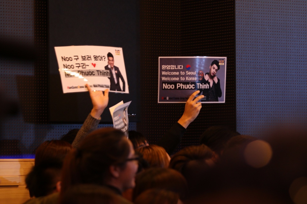 Noo Phuoc Thinh to chuc fan meeting o Han Quoc anh 8