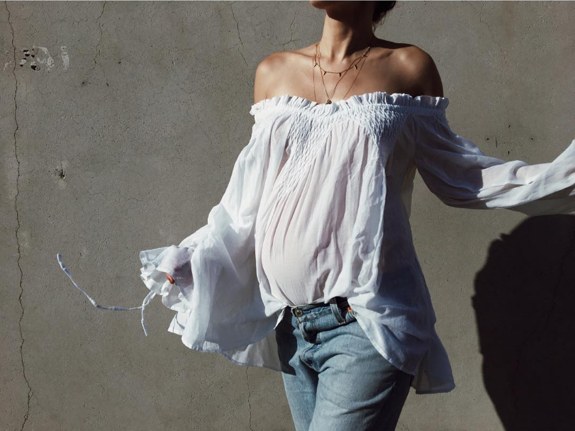 Phong cách của bà bầu Angela Flink ảnh 3 Phong cach cua ba bau Angela Flink anh 3