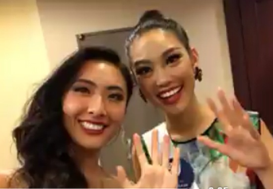 Phuong Linh don sinh nhat ben dan nguoi dep Hoa hau Quoc te 2016 hinh anh