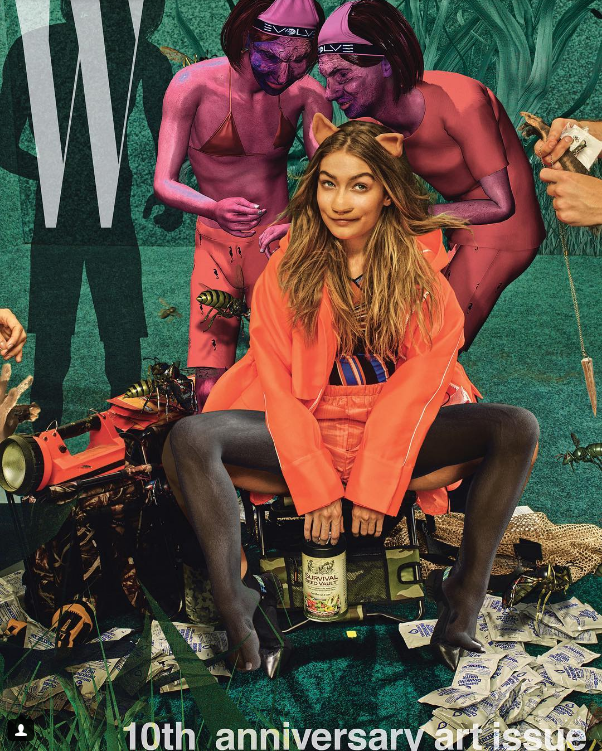 Kendall Jenner va Gigi Hadid hoa di nhan anh 3