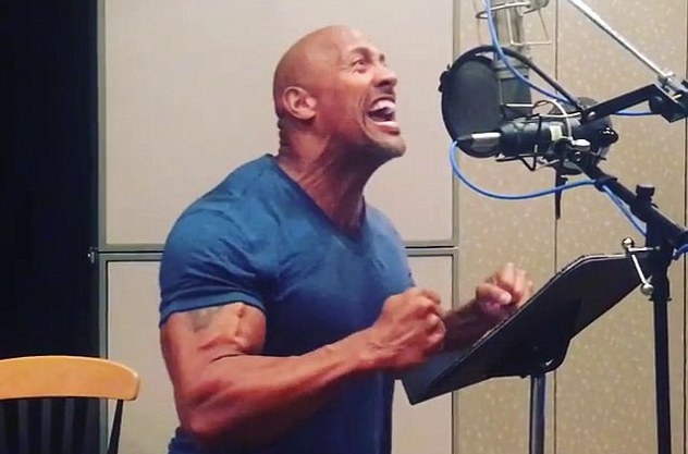 The Rock gay bat ngo khi hat nhac phim hoat hinh hinh anh