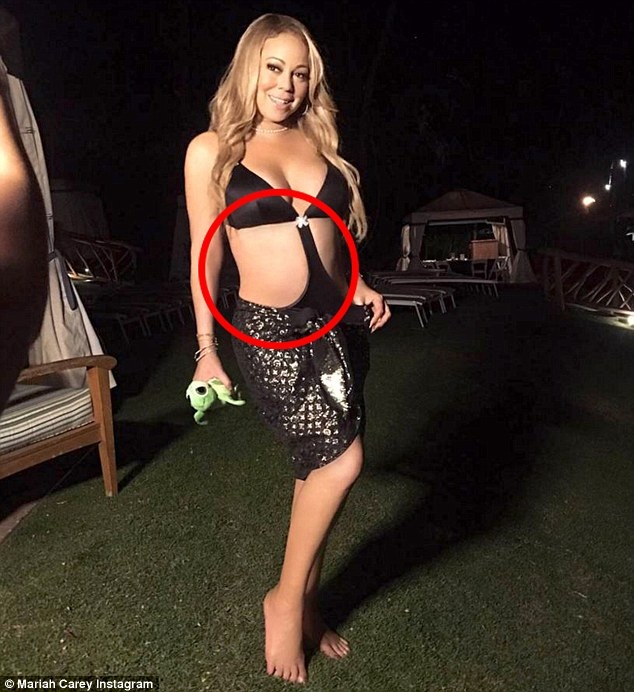 Mariah Carey photoshop quá đà ảnh 2 Mariah Carey photoshop qua da anh 2