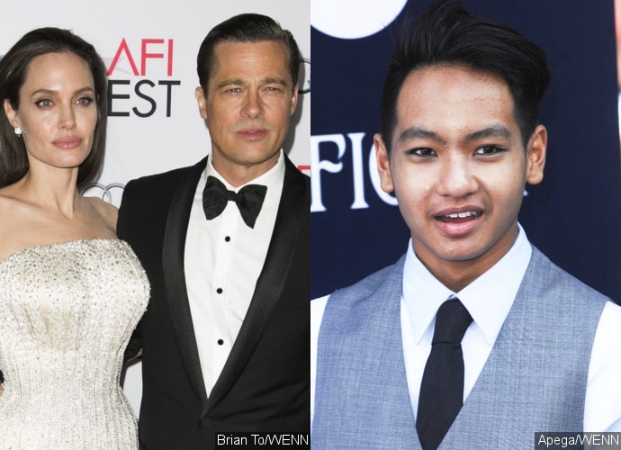 Maddox len quay canh Brad Pitt noi gian voi Angelina Jolie? hinh anh