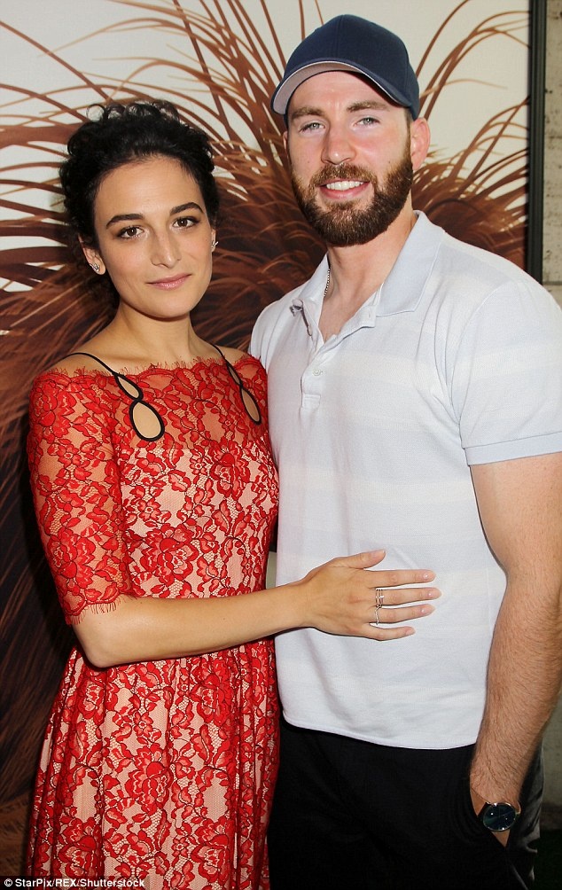 Captain America,  Chris Evans,  Jenny Slate,  chia tay anh 1