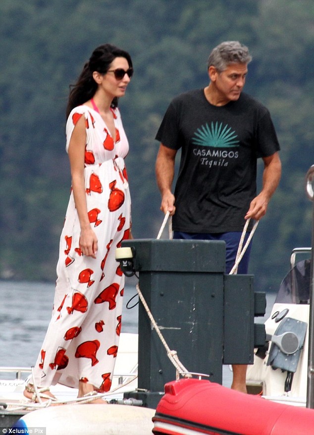 vợ George Clooney mang bầu song sinh ảnh 2 vo George Clooney mang bau song sinh anh 2