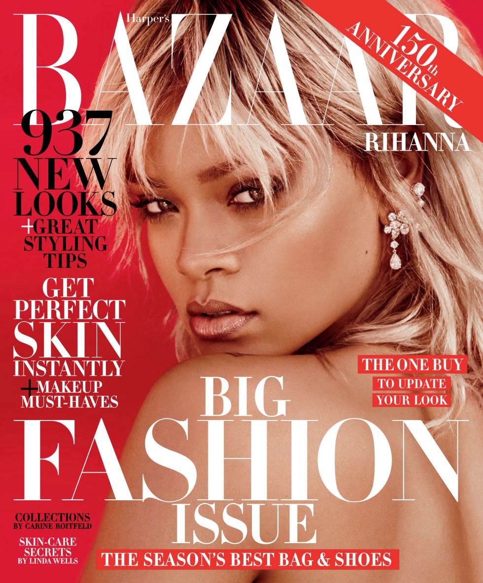 Rihanna tren tap chi Harper's Bazaar anh 1