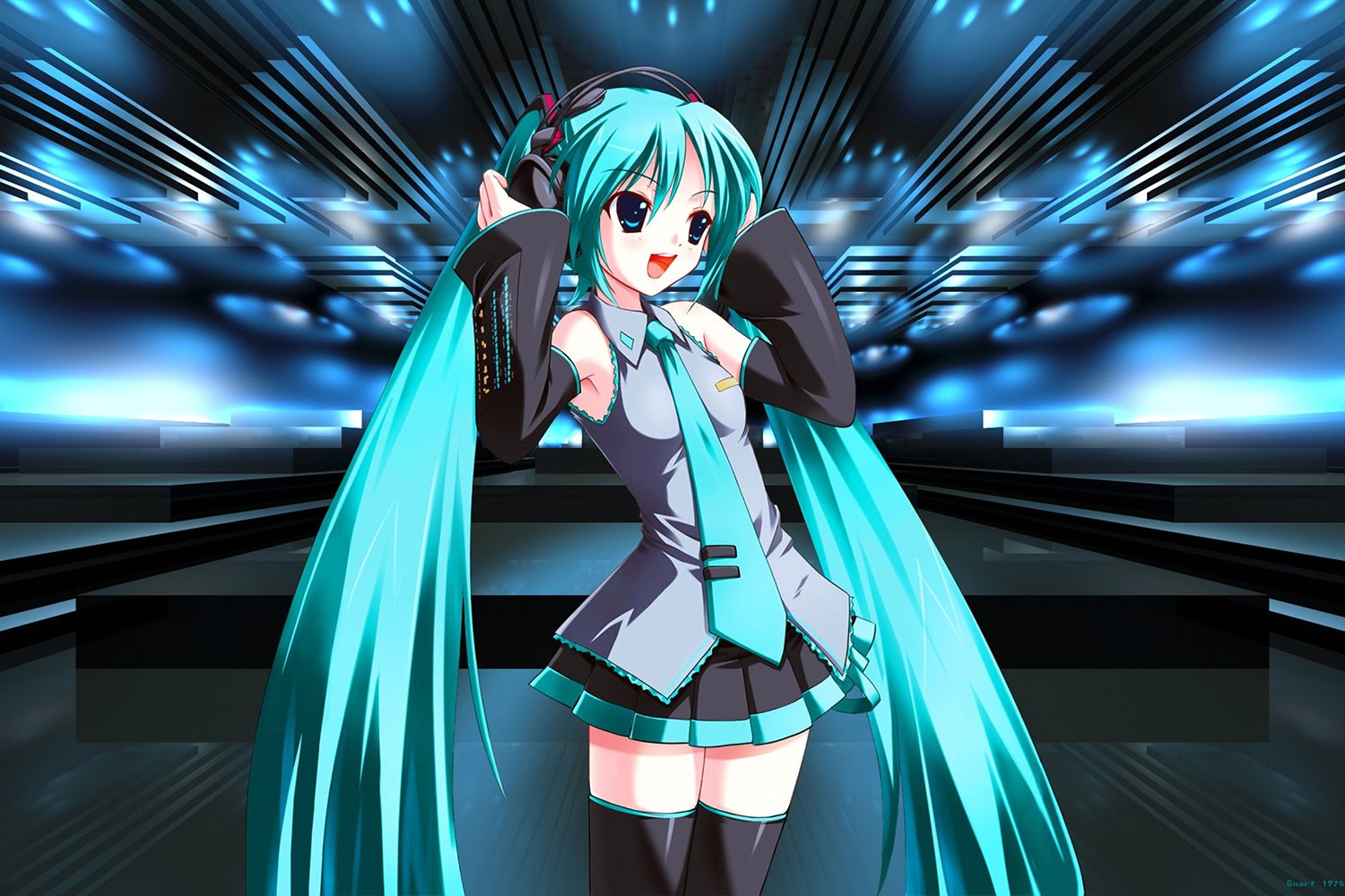 Ca sĩ ảo Nhật Bản Hatsune Miku ảnh 2 Ca si ao Nhat Ban Hatsune Miku anh 2