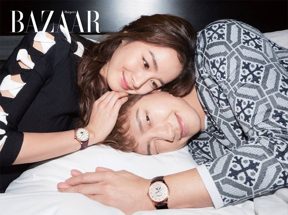 Vo chong Bi Rain, Kim Tae Hee ngot ngao tren tap chi hinh anh
