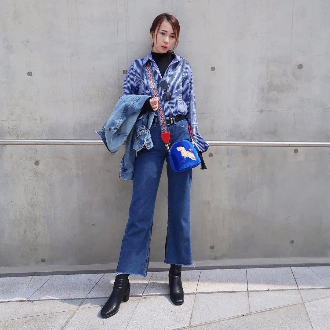 Gioi mo dieu khoe streetstyle o Tuan le thoi trang Seoul anh 7
