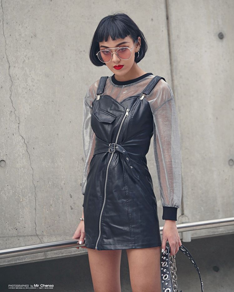 Gioi mo dieu khoe streetstyle o Tuan le thoi trang Seoul anh 2