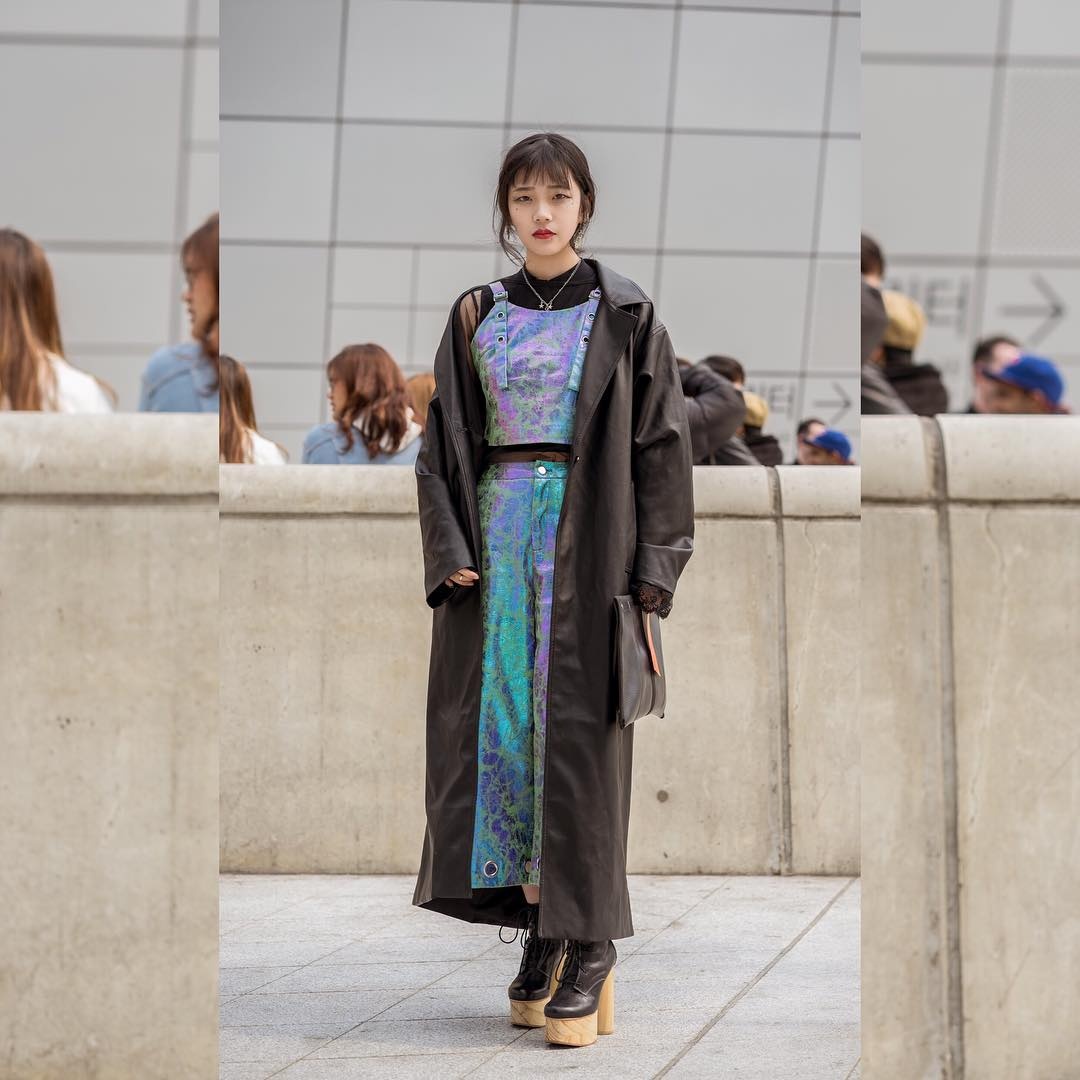 Gioi mo dieu khoe streetstyle o Tuan le thoi trang Seoul anh 5