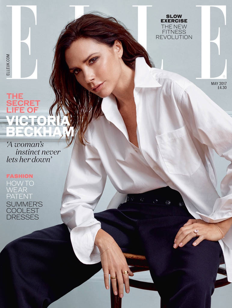 Victoria Beckham tren tap chi Elle anh 1
