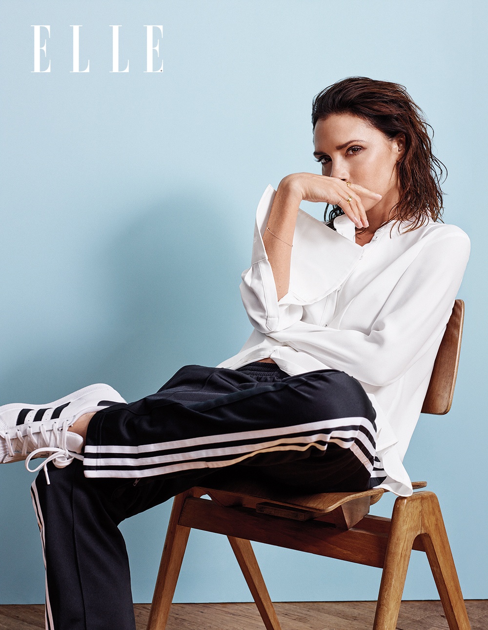 Victoria Beckham tren tap chi Elle anh 4