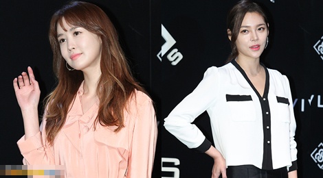 Hai nguoi dep dao keo Han hoi ngo o su kien hinh anh