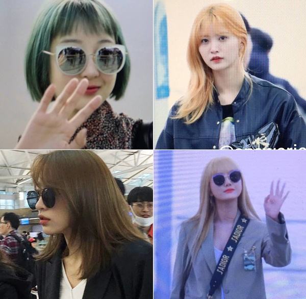 EXID sành điệu ở sân bay ảnh 3 EXID sanh dieu o san bay anh 3