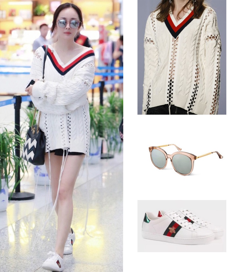 thoi trang san bay cua Duong Mich anh 9