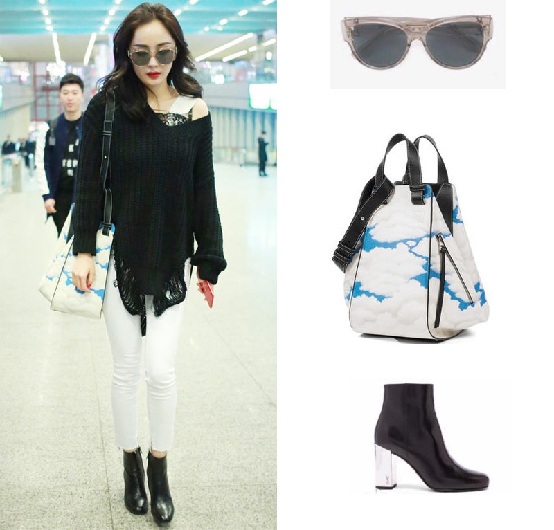 thoi trang san bay cua Duong Mich anh 5