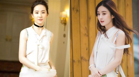 Luu Diec Phi va Trieu Le Dinh lien tuc mac dung vay ao hinh anh