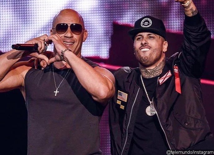 Vin Diesel tai le trao giai Billboard Latin Music Awards 2017 hinh anh