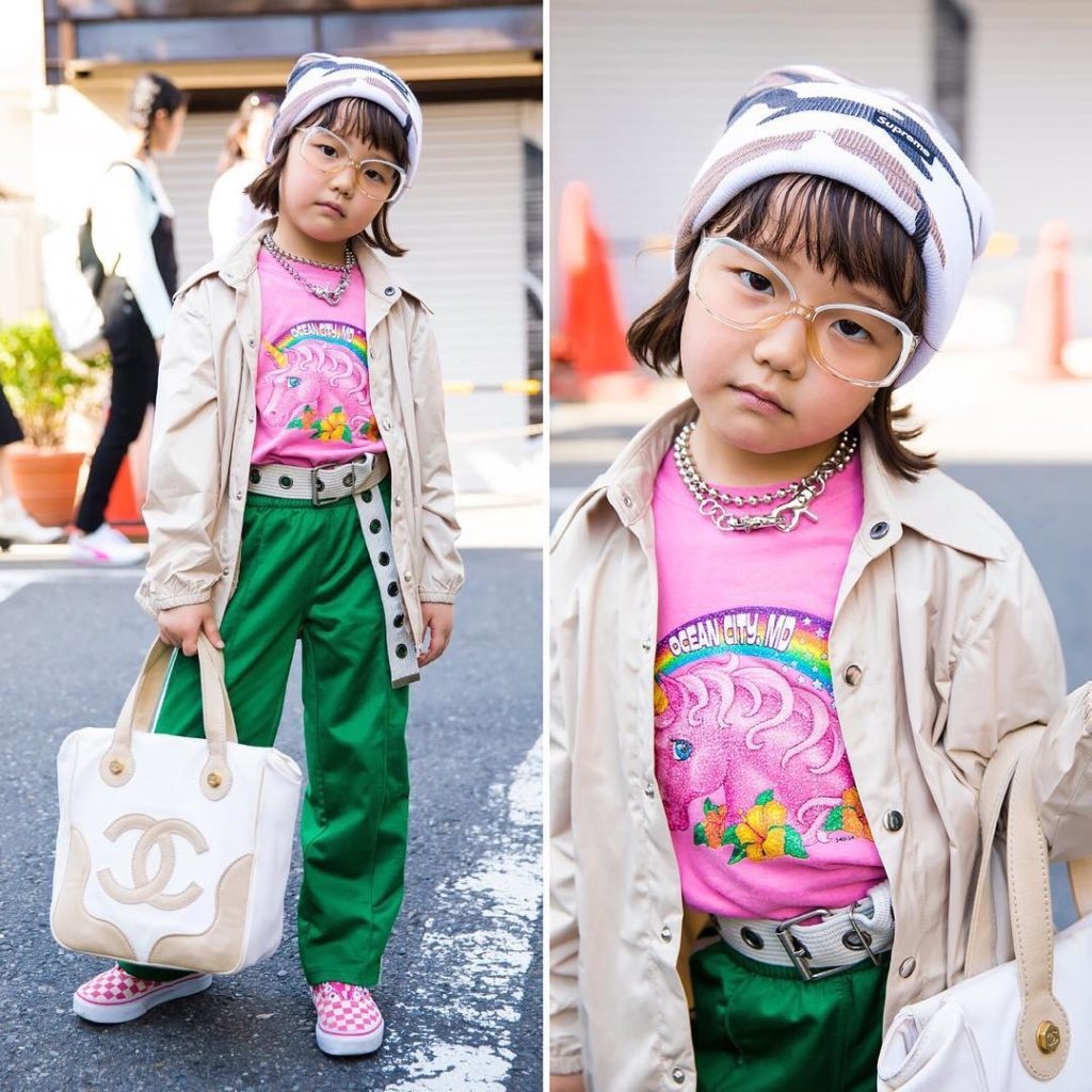 Cô bé fashionista nhí gây bão công đồng mạng ảnh 2 Co be fashionista nhi gay bao cong dong mang anh 2