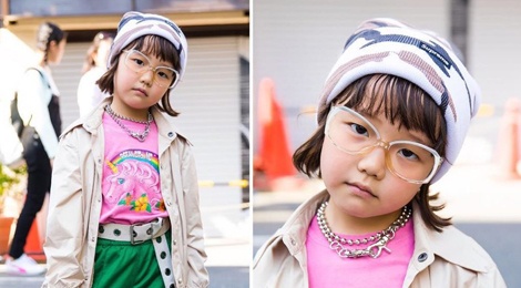 Xuat hien co be fashionista nhi 6 tuoi 'gay bao' cong dong mang hinh anh