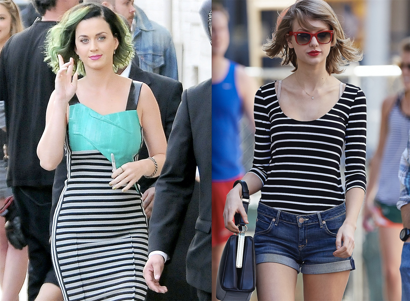 Taylor Swift diện đồ giống Katy Perry ảnh 5 Taylor Swift dien do giong Katy Perry anh 5
