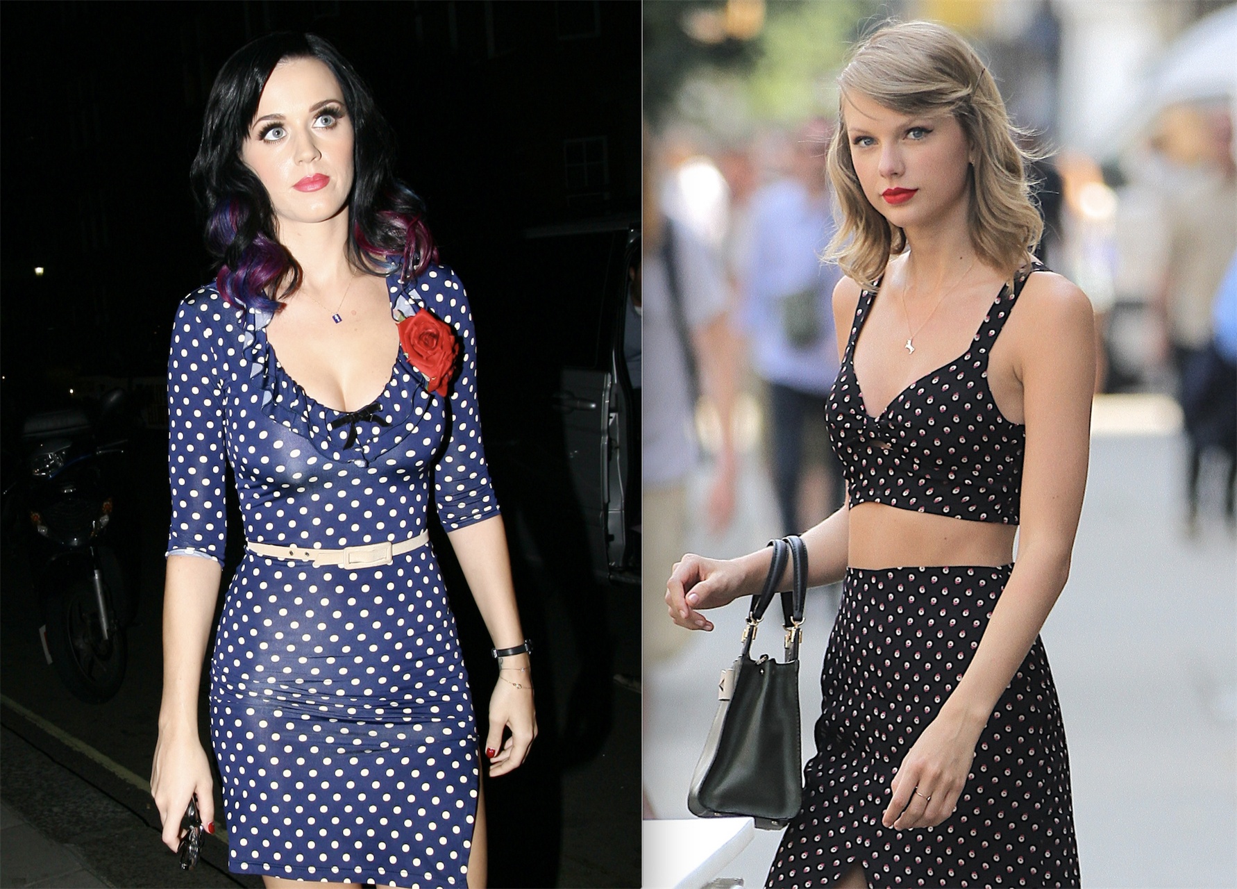 Taylor Swift diện đồ giống Katy Perry ảnh 3 Taylor Swift dien do giong Katy Perry anh 3
