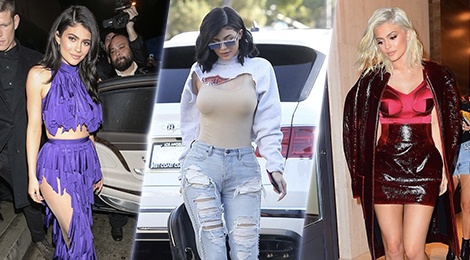 Nhung bo trang phuc ky quai cua 'hot girl so 1 Hollywood' Kylie Jenner hinh anh