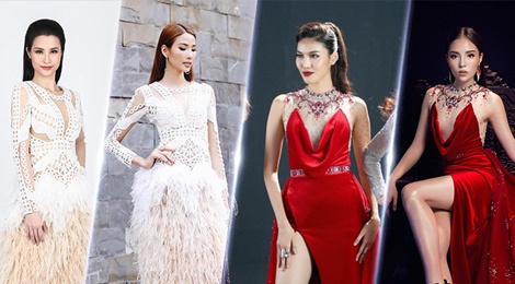 Nhung man dung hang trang phuc cua cac HLV The Face 2017 hinh anh