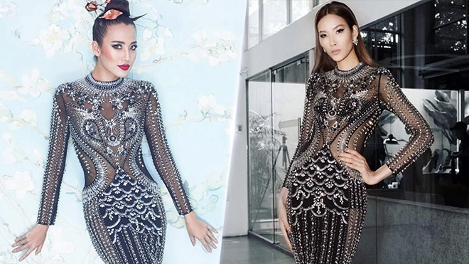 Những pha đụng hàng trang phục tại The Face năm nay ảnh 3 Nhung pha dung hang trang phuc tai The Face nam nay anh 3