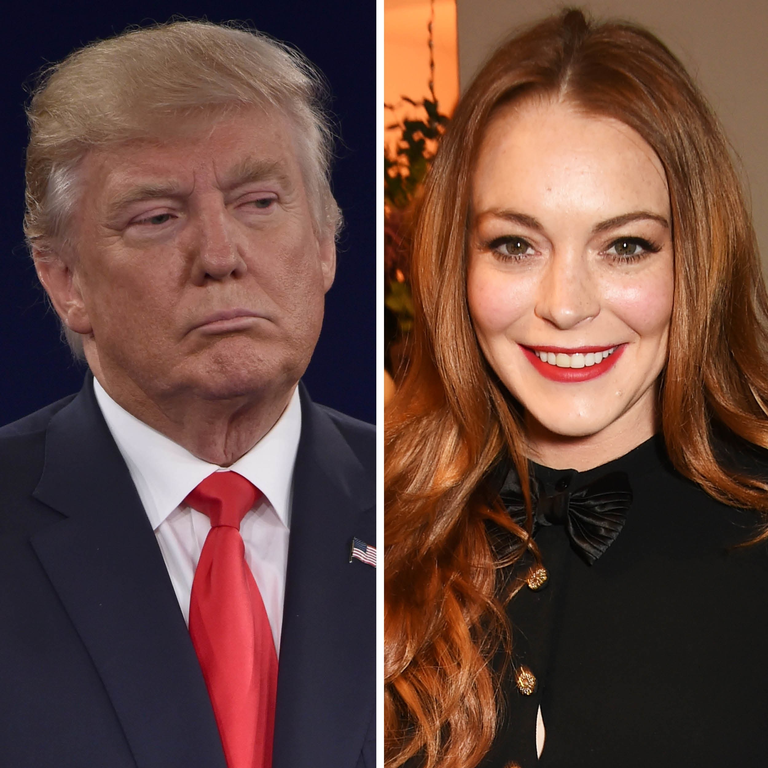 Lindsay Lohan, Mean Girls, bênh vực Donald Trump ảnh 2 Lindsay Lohan, Mean Girls, benh vuc Donald Trump anh 2