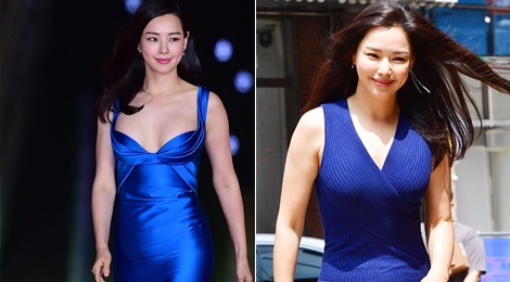 Hoa hau Han Honey Lee chuong mac do om sat voc dang hinh anh