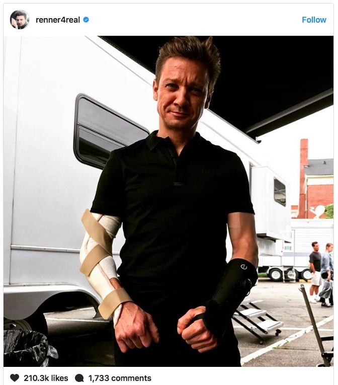 Jeremy Renner, điện ảnh, tai nạn phim trường ảnh 1 Jeremy Renner, dien anh, tai nan phim truong anh 1