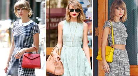 Bo suu tap tui xach dat do cua Taylor Swift hinh anh