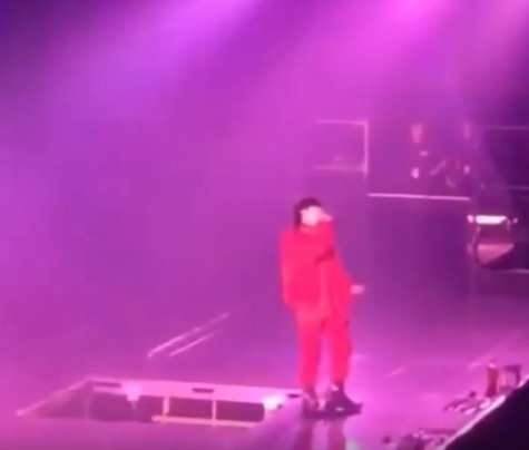 G-Dragon bi nga tren san khau o Thai Lan hinh anh